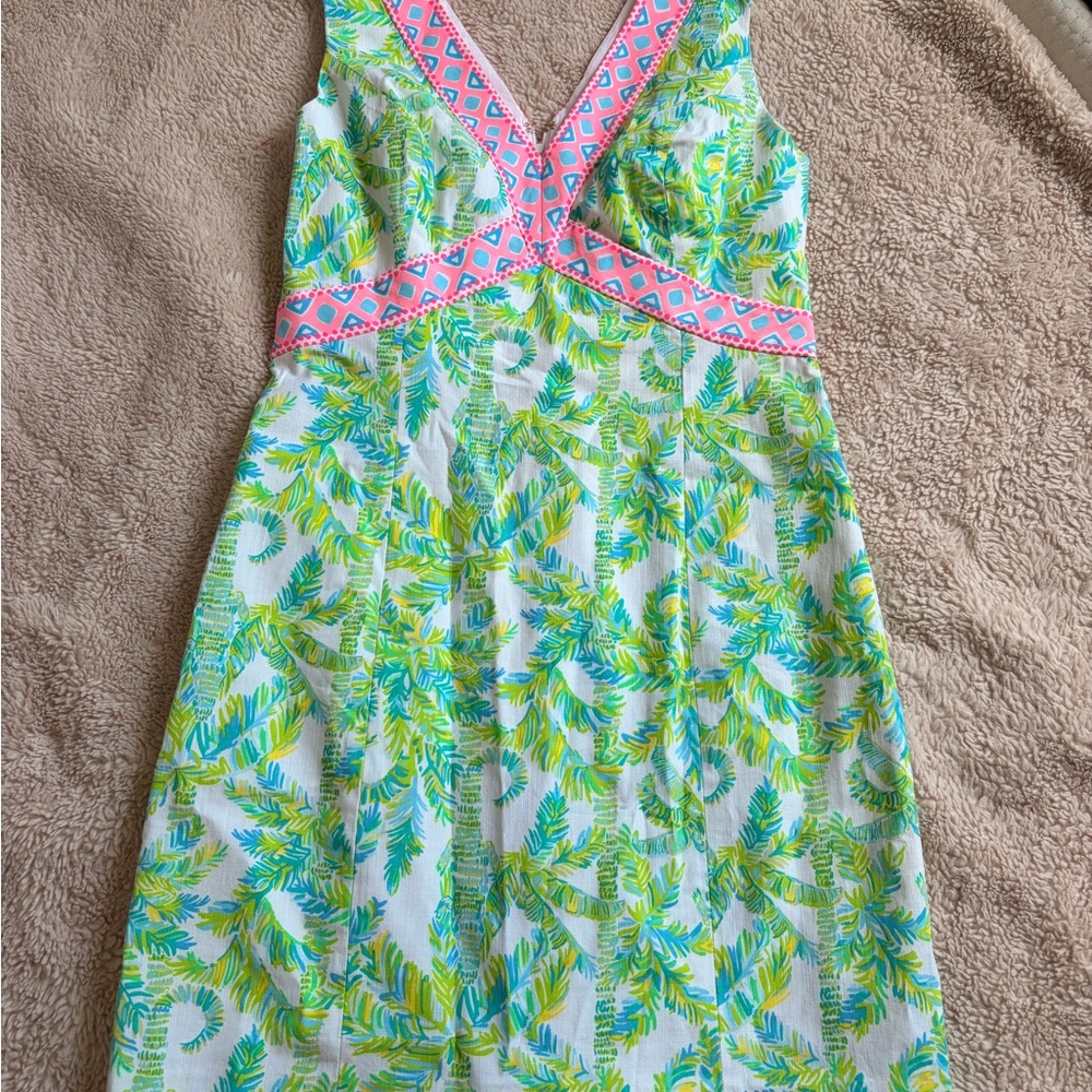 Lilly Pulitzer Palm leaf print dress